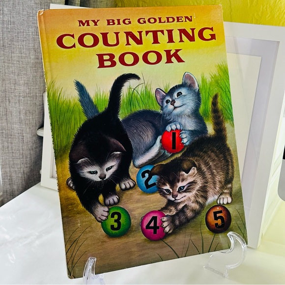 My Big Golden Counting Book Large Format Vintage Picture Book - Picture 1 of 6